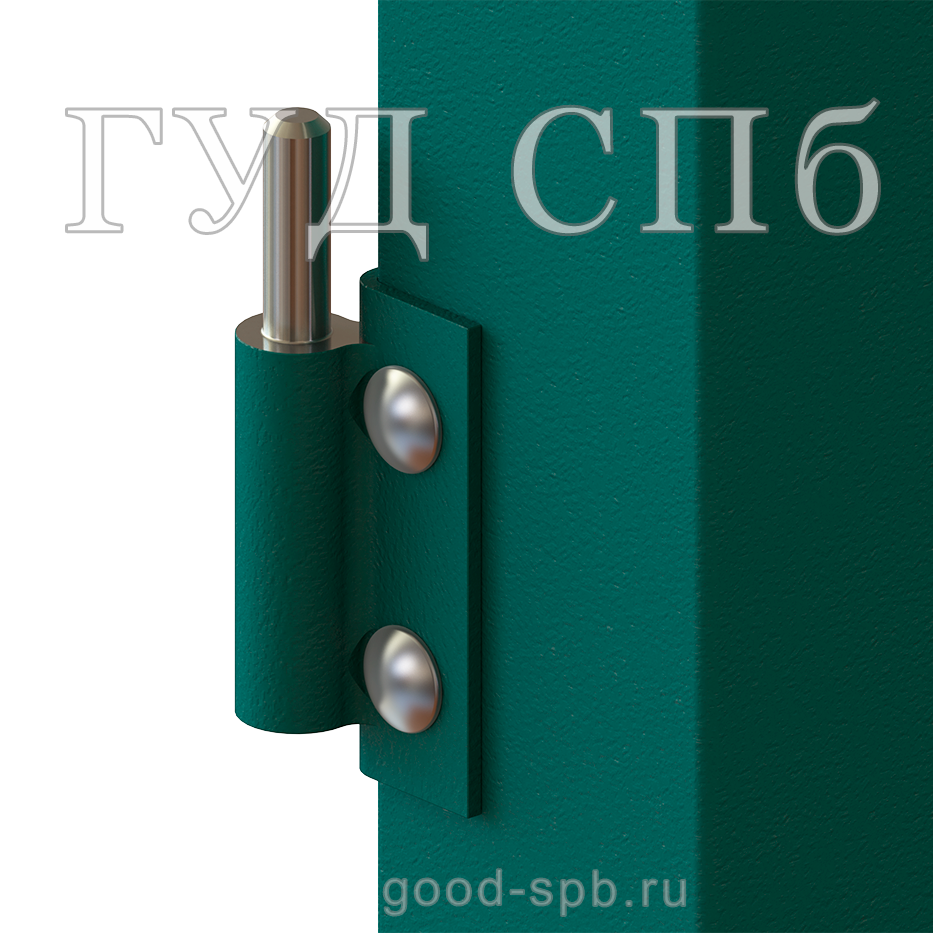 картинка Комплект ГУД петель ворота 80, цинк+ППК (4 шт)